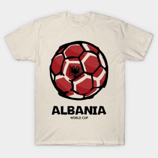 Albania Football Country Flag T-Shirt